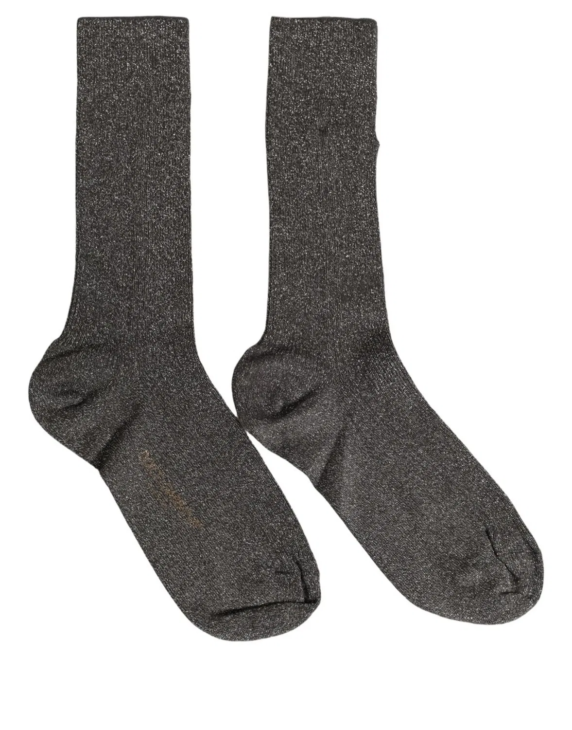 Женские носки с логотипом Mid Calf Dolce & Gabbana, Dark Gray — фото 3