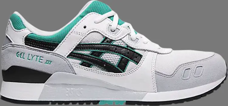 

Кроссовки gel lyte 3 'white black' Asics, белый