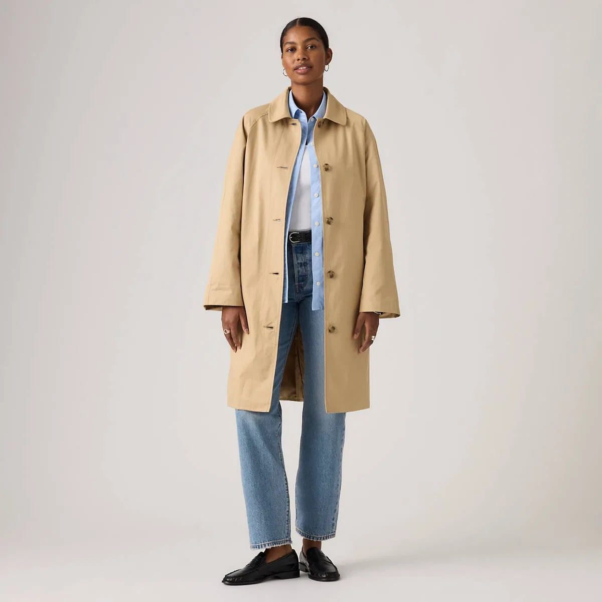 Тренч Frankie mac Levi's, Travertine - Tan — фото 3