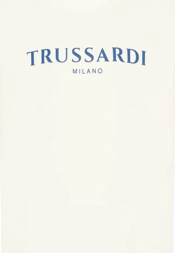 Футболка с принтом Print T-shirt Tru Trussardi Junior, белый — фото 3