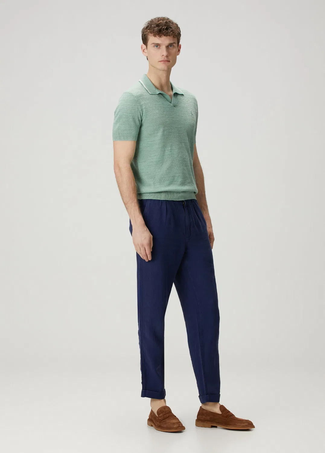 Брюки на поясе Polo Ralph Lauren, lacivert