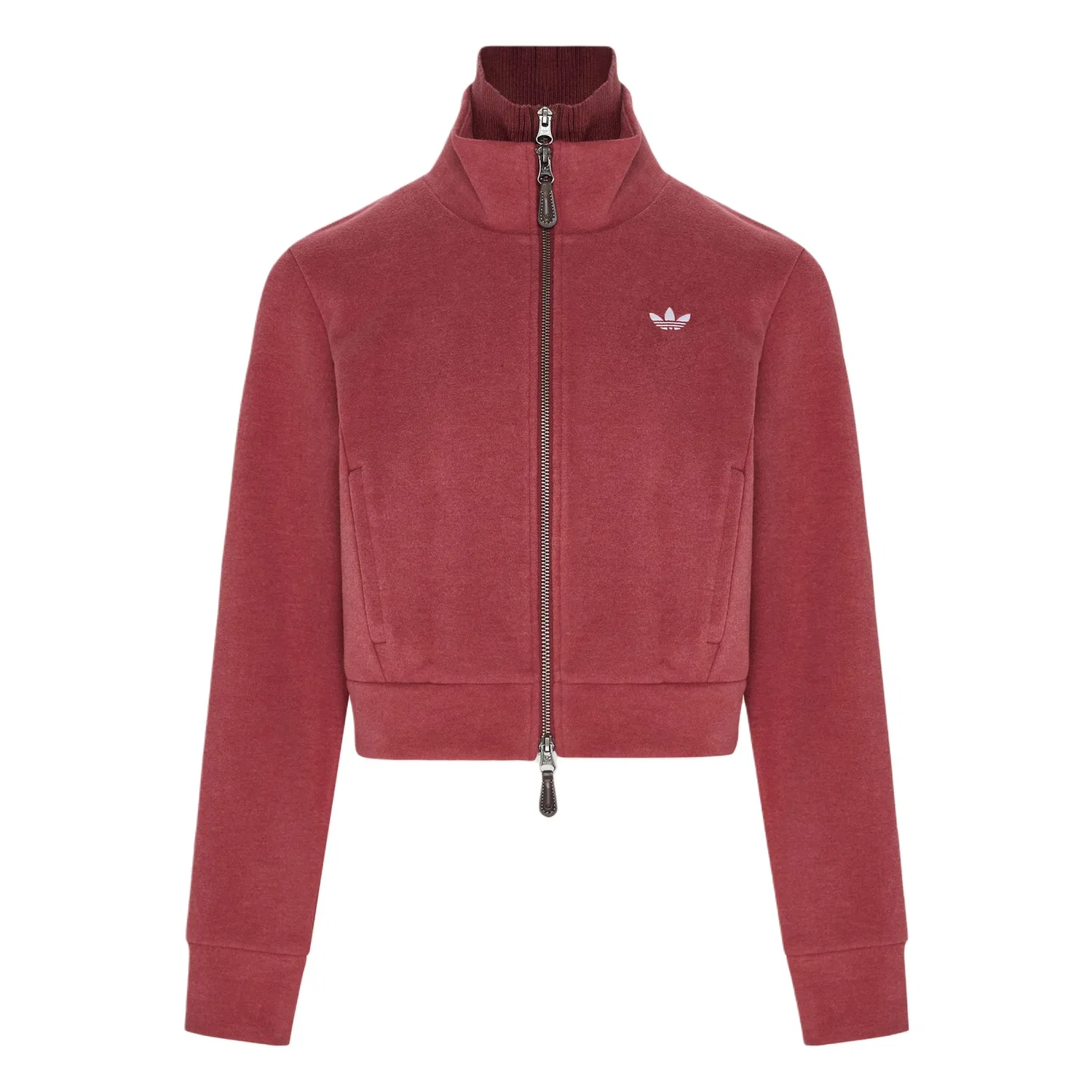 Женская куртка с воротником-стойкой Jade White/Bright Pink Fluorescent Adidas Originals, Bright Pink Fluorescent