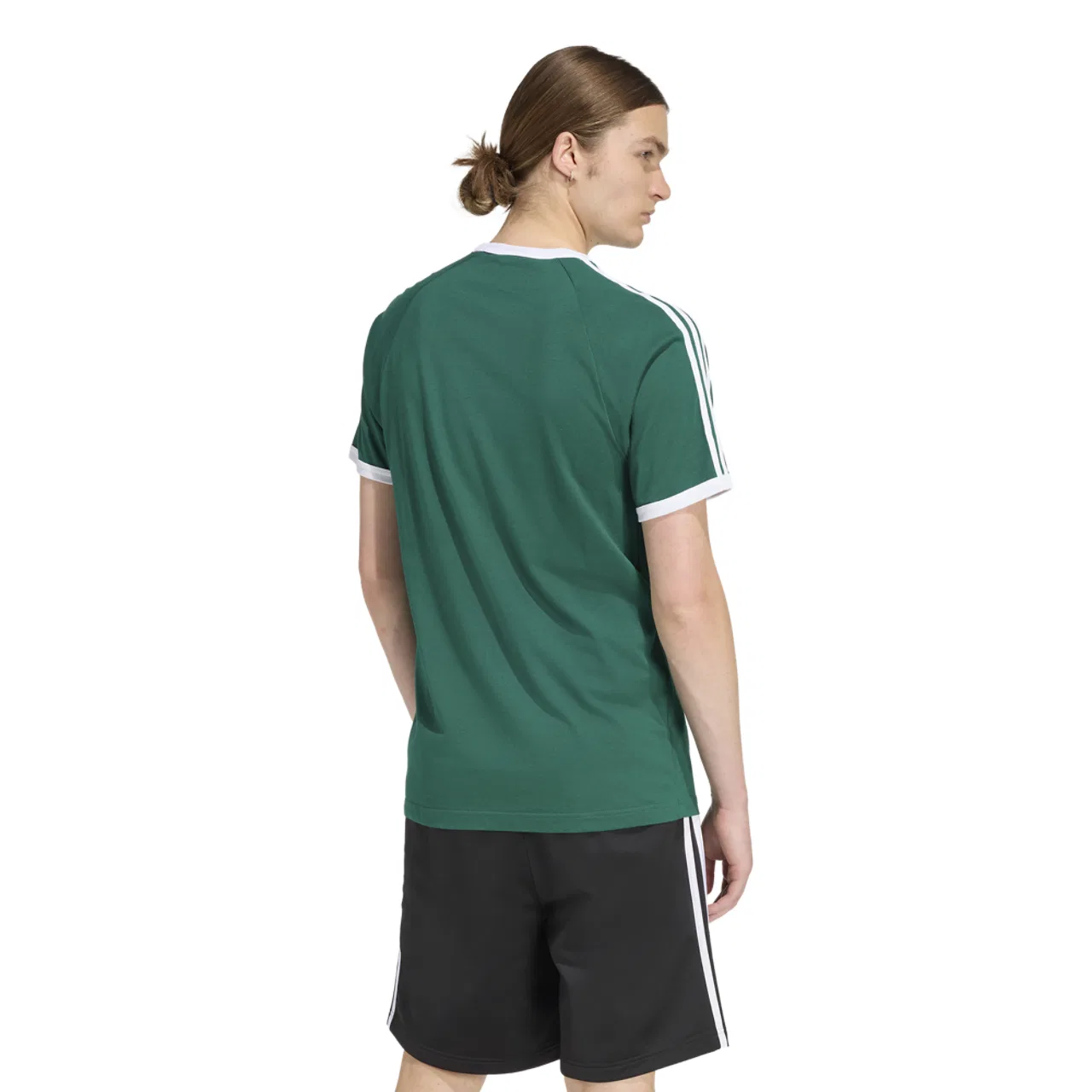 Футболка мужская 3-Stripes Adidas, цвет Collegiate Green — фото 2