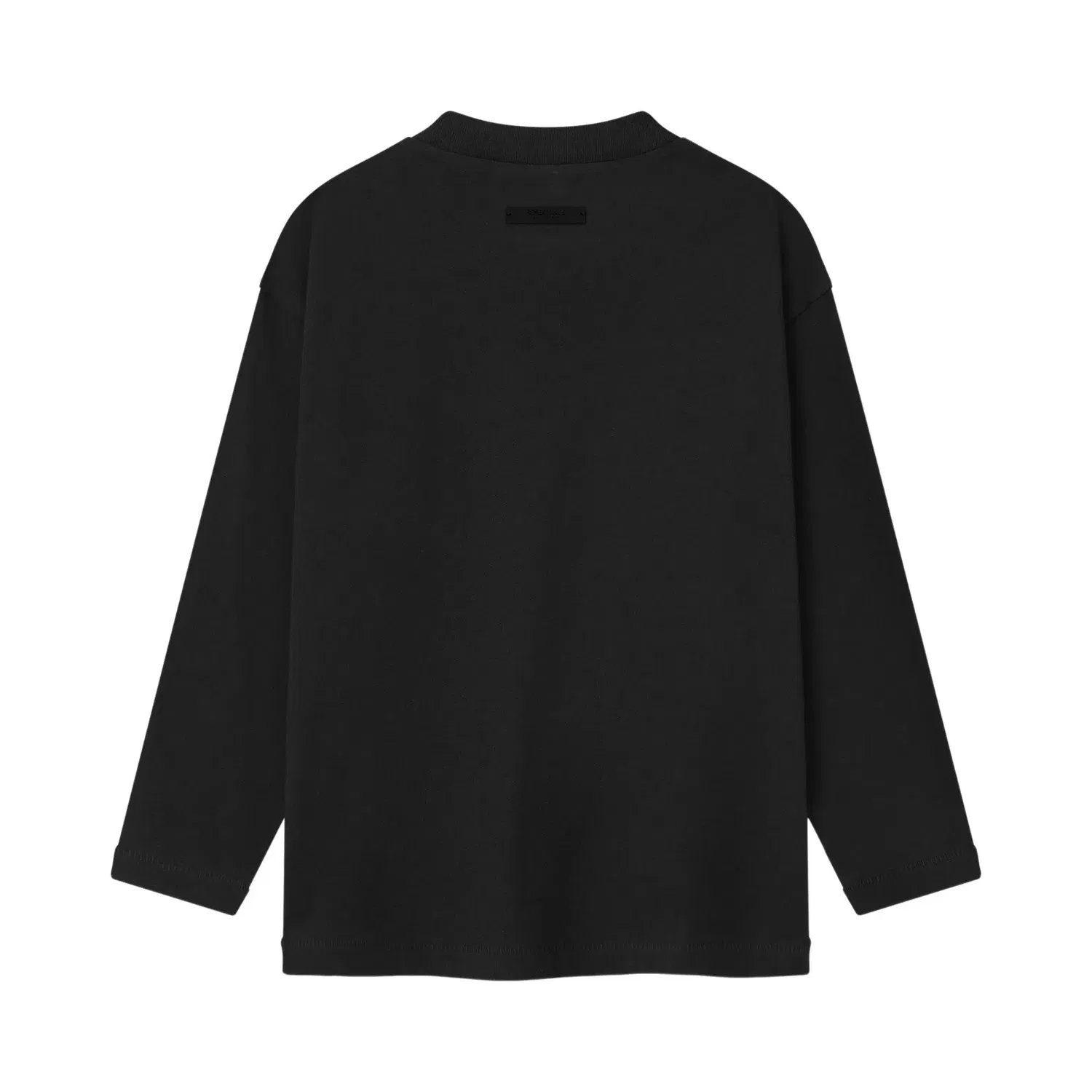 Классическая футболка с длинным рукавом Fear of God Essentials, черный — фото 2