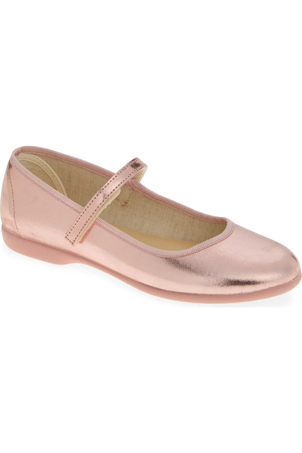 Детские туфли Мэри Джейн с металлическим верхом Mila CHILDRENCHIC, розовый