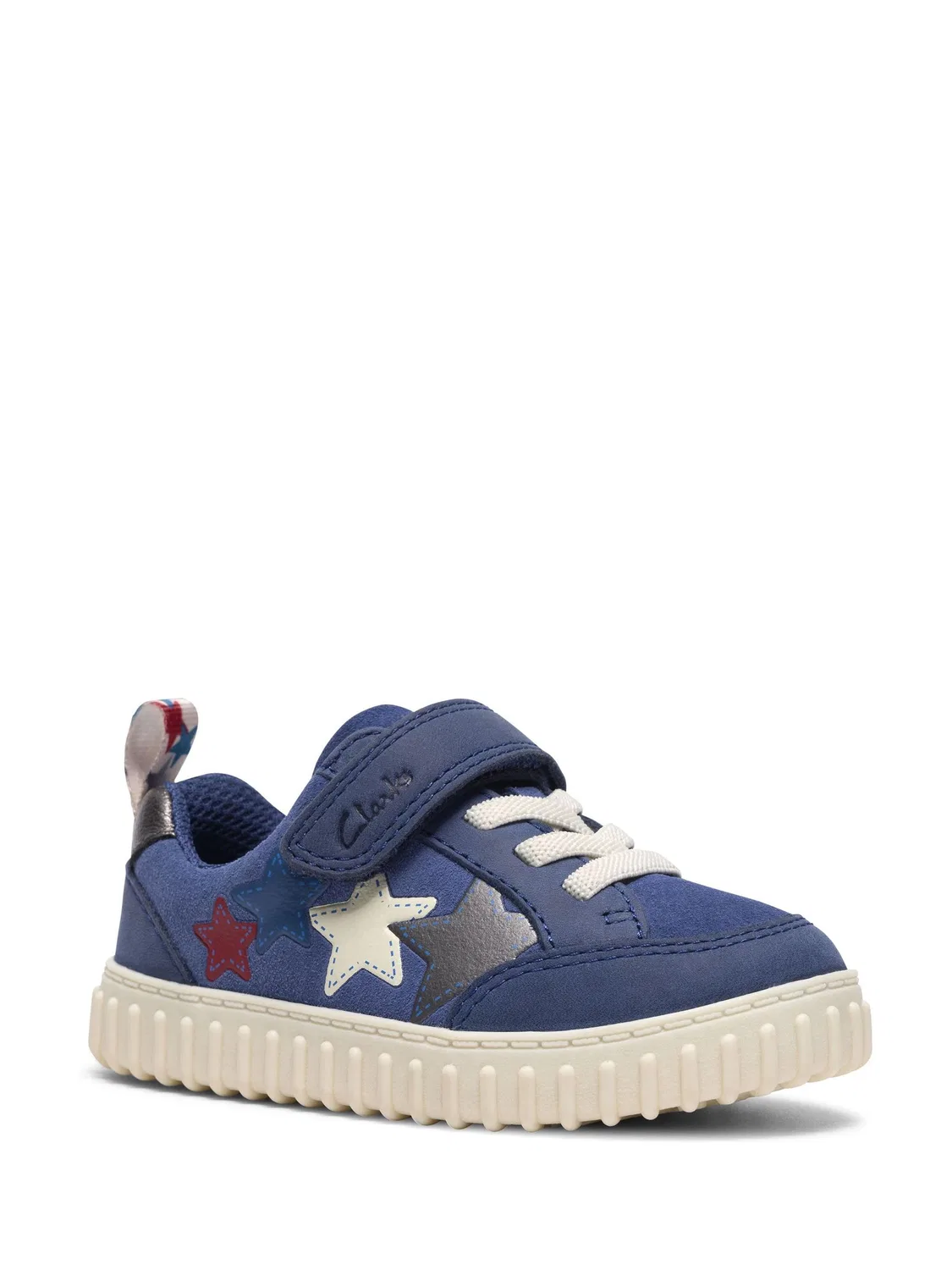 Кроссовки кожаные Cove Go Clarks, синий — фото 3