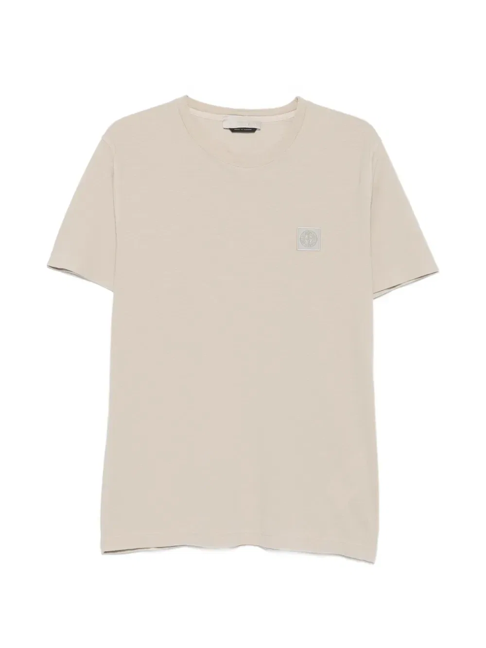 Футболка Ghost с логотипом Stone Island, бежевый