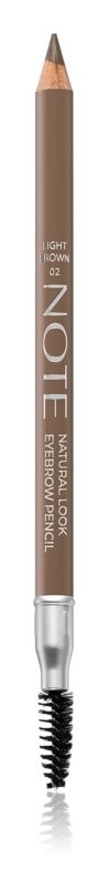 

Карандаш для бровей с кисточкой Note Cosmetique Natural Lool Eyebrow Pencil, 02 Light Brown 1,08 г