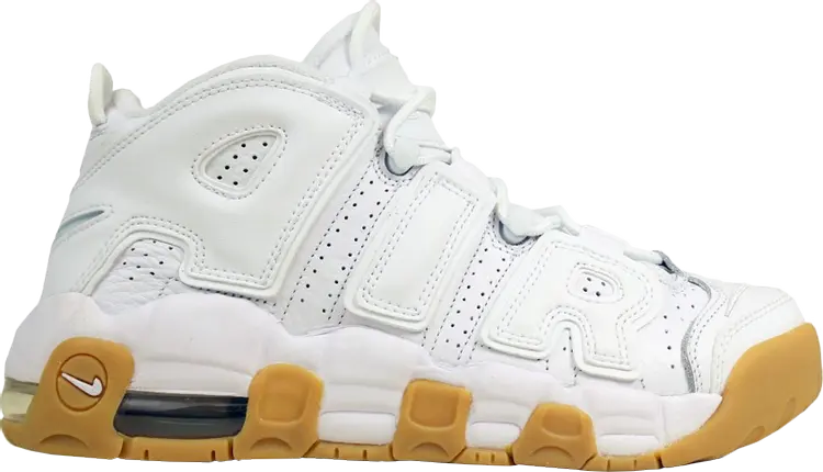 

Кроссовки Nike Air More Uptempo GS 'White Gum', белый