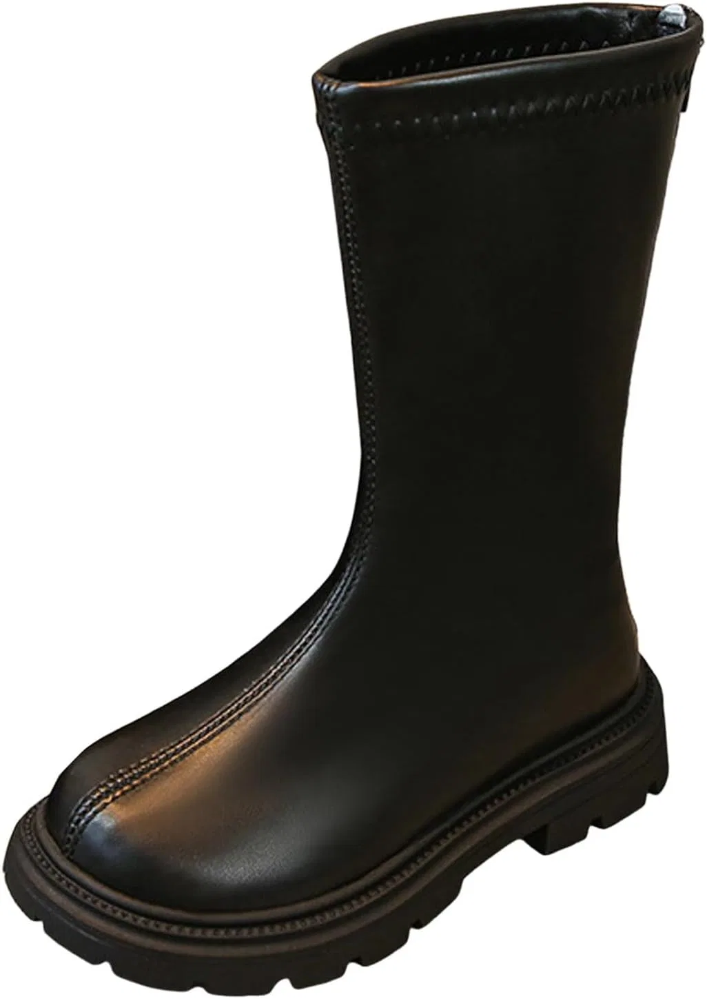 Детские ботинки для девочек с принтом, модель Girls Ankle Boots, Black