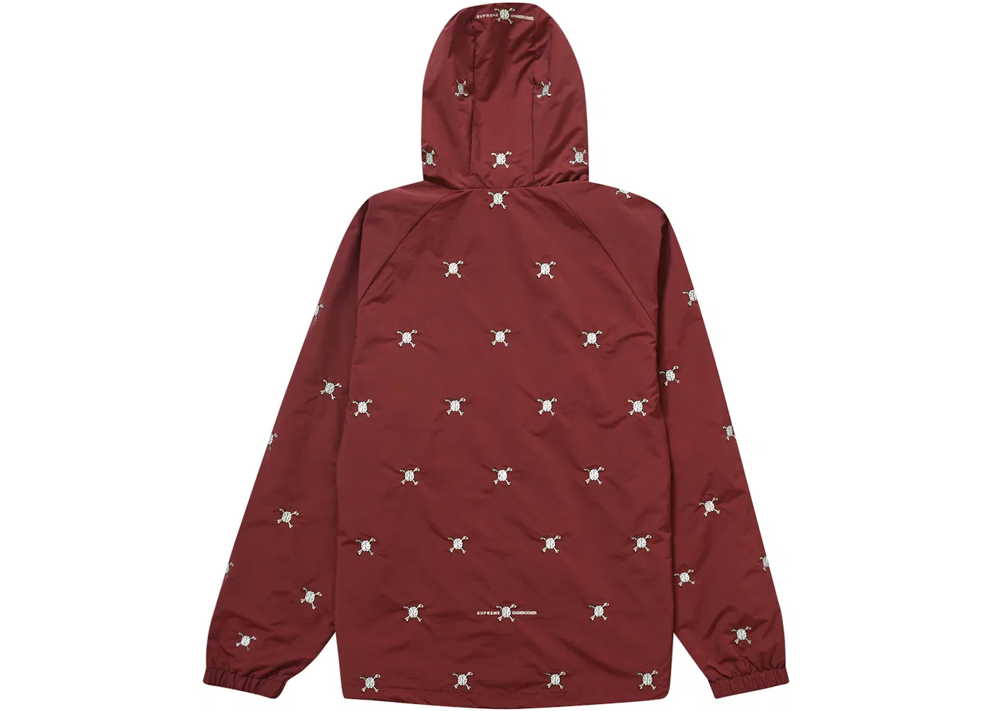 Мужская куртка с принтом Jacket Supreme, Burgundy — фото 2