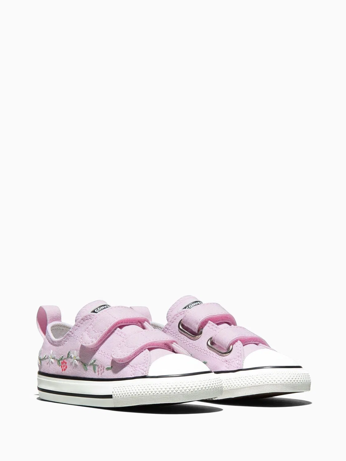 Кроссовки Converse Chuck Taylor Flower Print 2V Low, розовые — фото 3