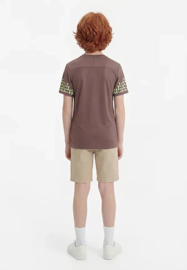 Футболка с принтом, влагоотводящая, Kylian mbappe unisex - sports t-shirt, Nike Performance, сливовый — фото 2