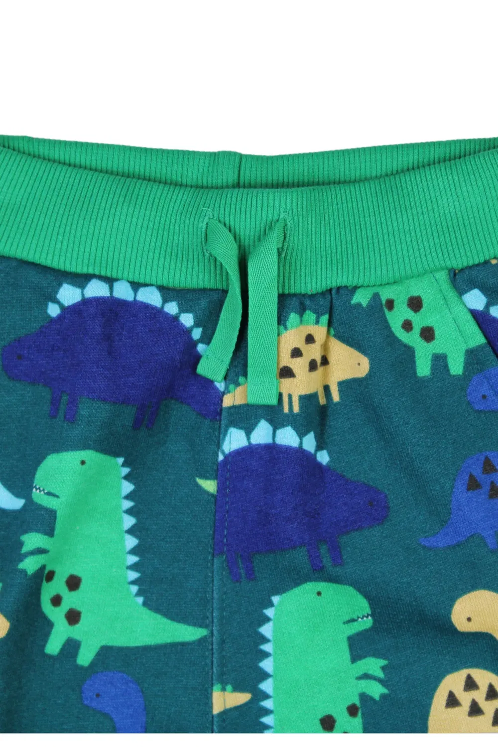 Детские спортивные штаны с принтом Tonal Dinosaur Print Toby Tiger, Green — фото 3
