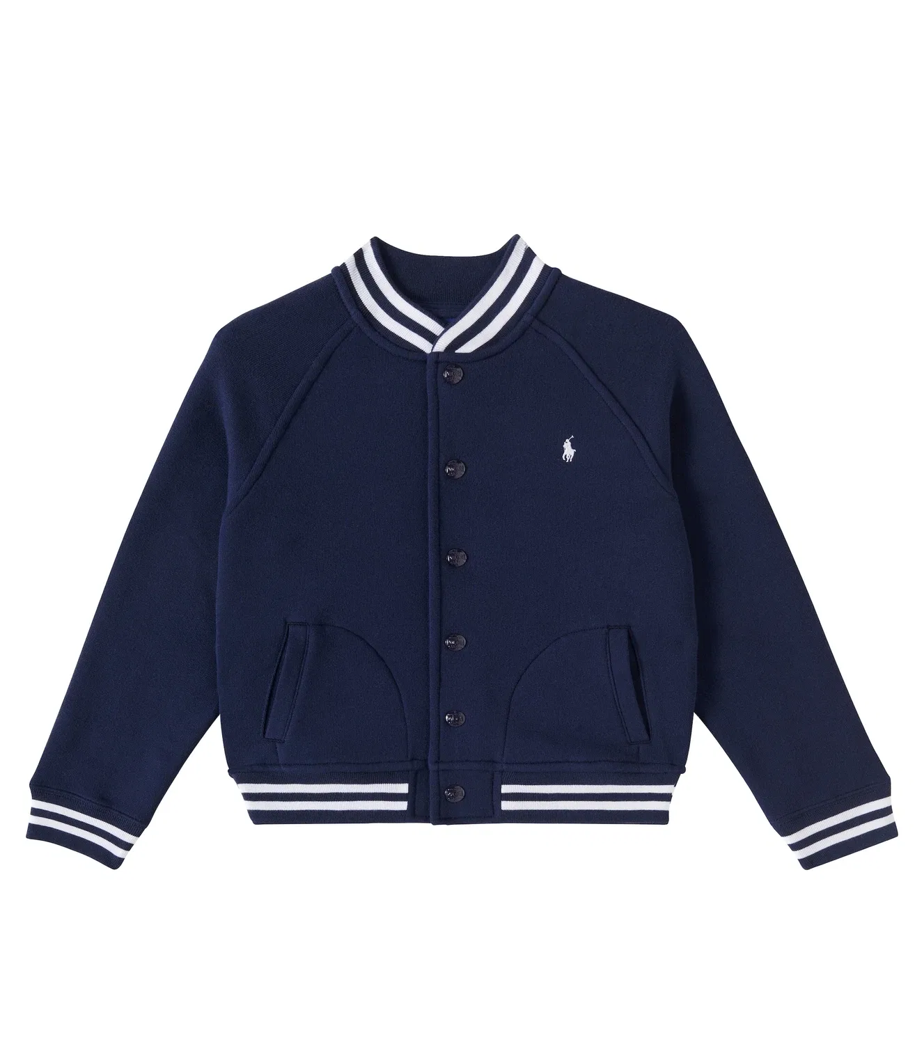 Куртка-бомбер хлопковая Polo Ralph Lauren Kids, синий