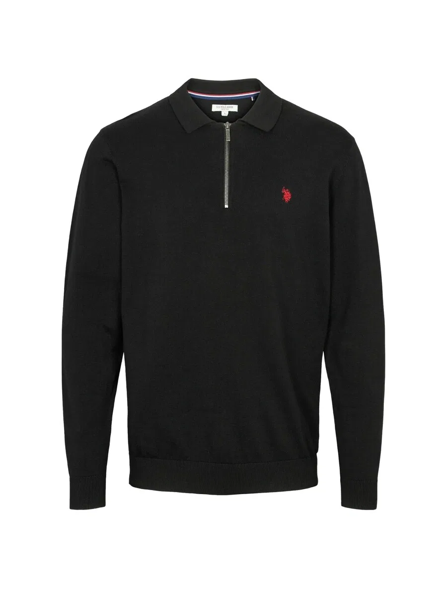 Свитер 'UMRocky' черного цвета U.S. Polo Assn.