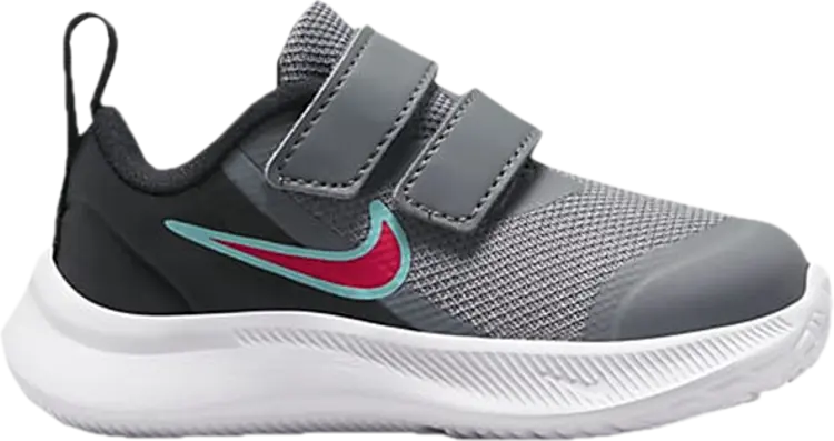

Кроссовки Nike Star Runner 3 TD 'Smoke Grey Siren Red', серый