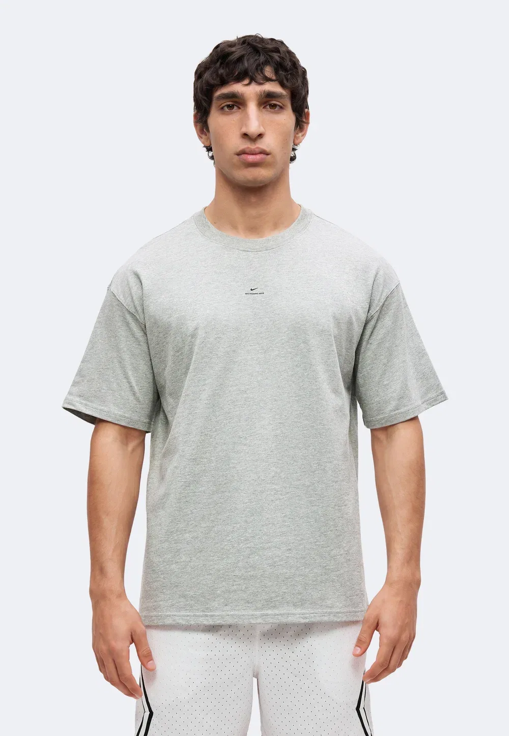 Стандартная спортивная футболка Nike Performance, Dark Grey Heather/Black
