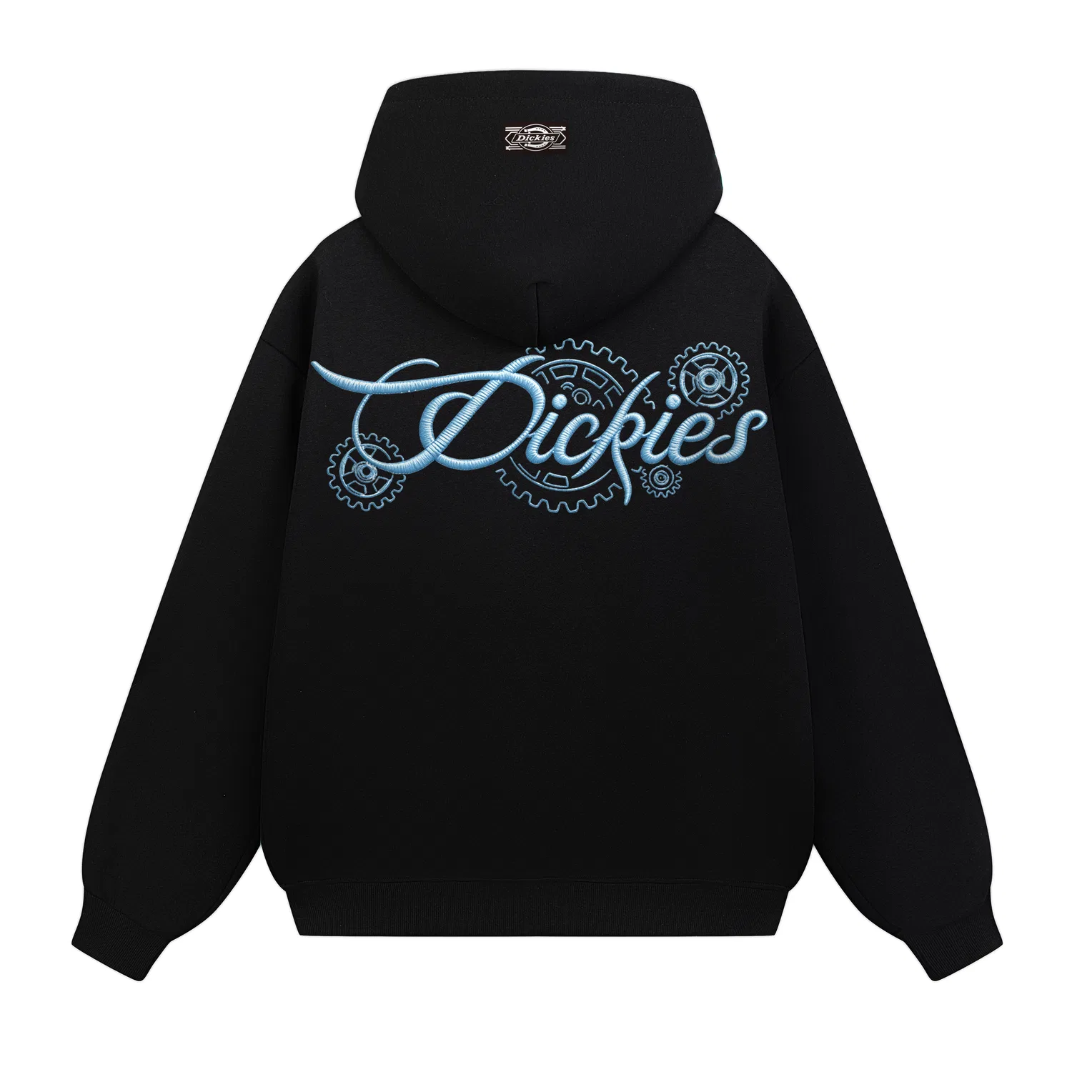 Детский свитшот с капюшоном Straight Fit Dickies, Heather Gray with Red Embroidery — фото 3