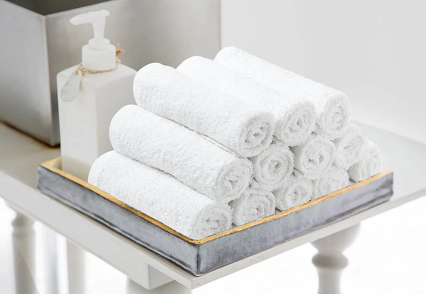 Махровая салфетка Avalon Towels, 36 шт, 30.5x30.5 см, Белый — фото 4