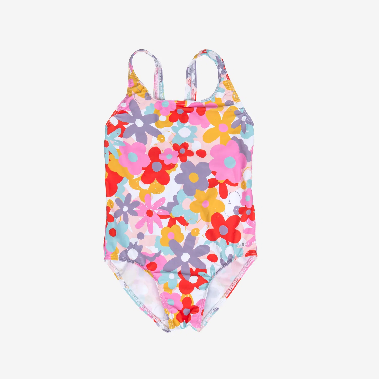 Детский купальник с принтом Baby/Madchen Decathlon, Helles Tomatenrot
