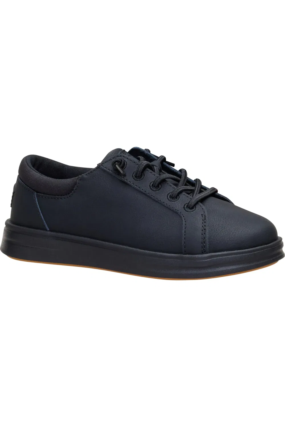 Кроссовки детские на шнурках-эластичных узлах Paul Pro Classic Slip-On Hey Dude, черный/черный