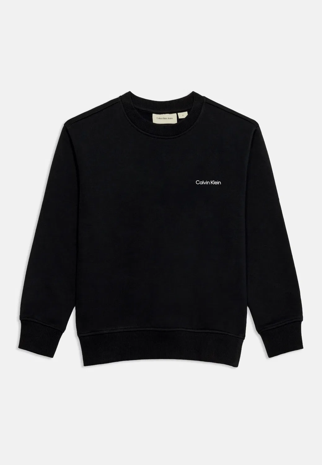 Толстовка унисекс с небольшим логотипом на груди Calvin Klein Jeans, Black