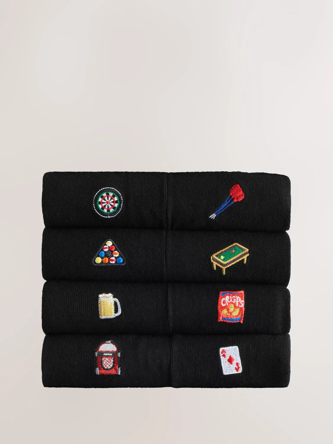 Носки, 8 пар, Black Games Next, черный