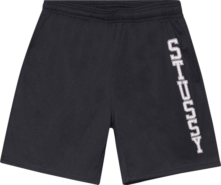 

Шорты Stussy Collegiate Mesh Short 'Black', черный