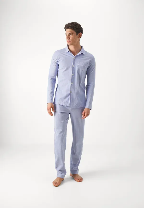 Пижама комплект из куртки и брюк Marl Polo Ralph Lauren, синий
