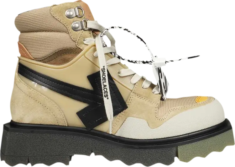 

Ботинки Off-White Hiking Sneaker Boot Beige, коричневый