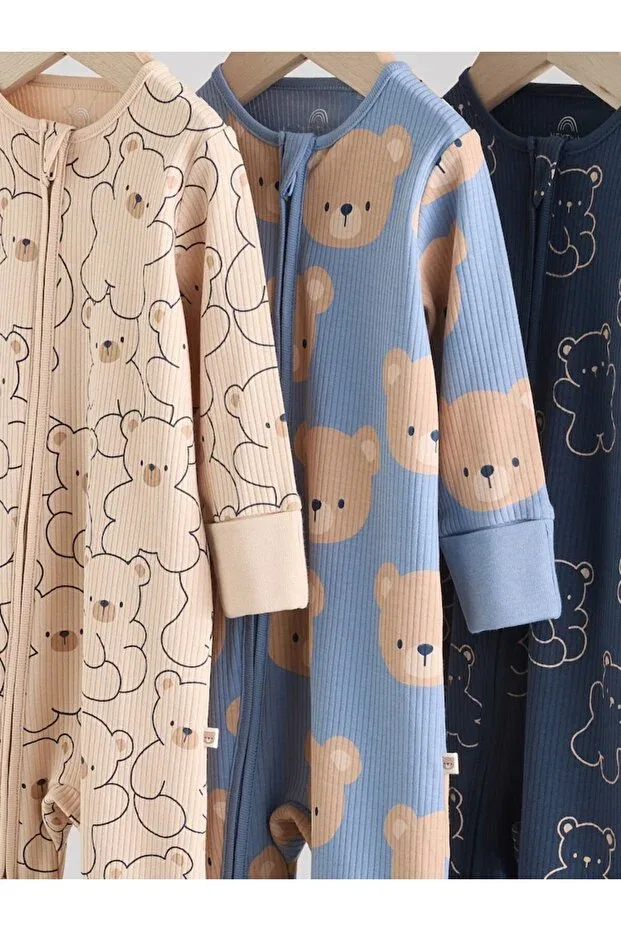 Детский комбинезон с длинным рукавом комплект из 3 предметов Next Baby, Multicolor — фото 3