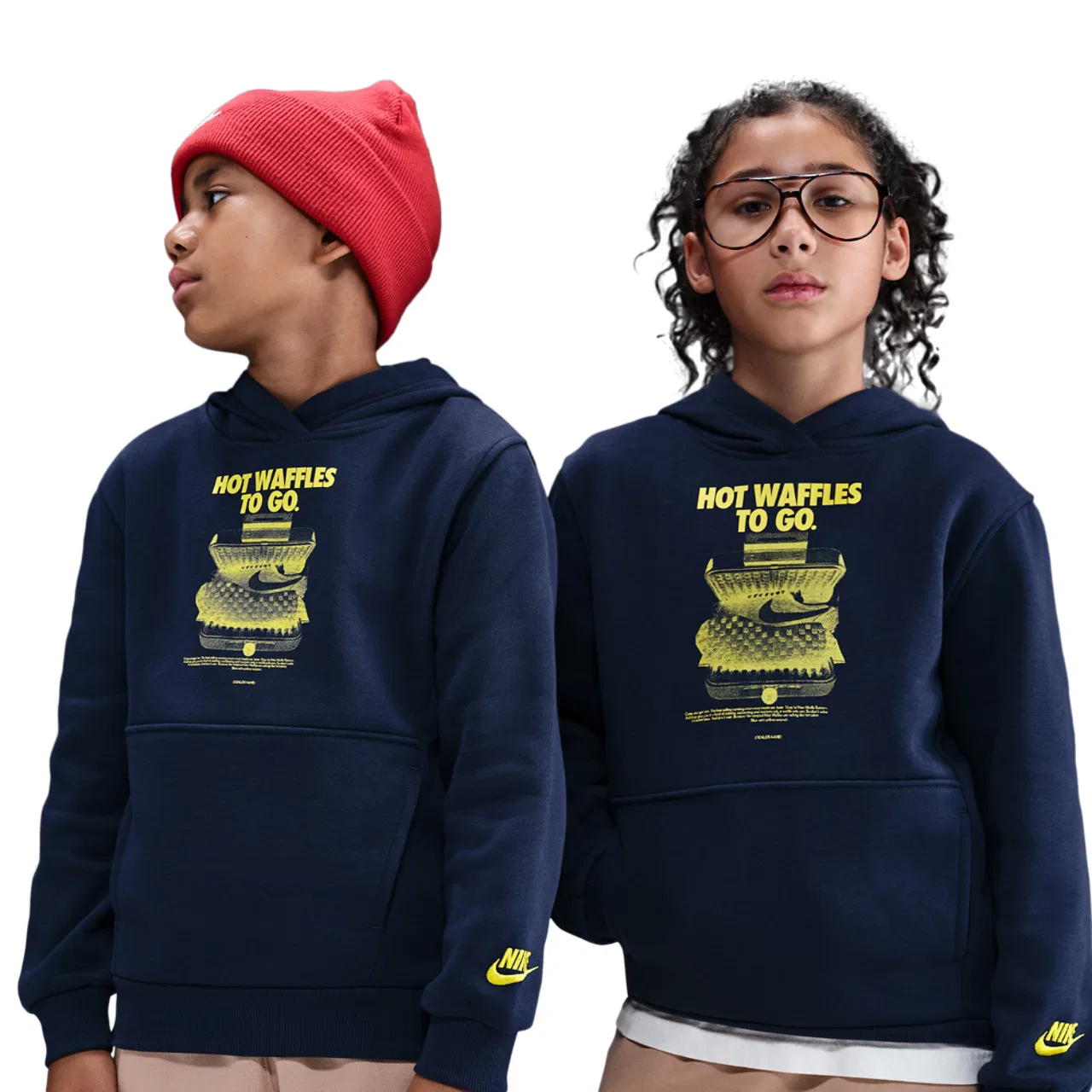 Худи для мальчиков Club Fleece Nike, цвет Obsidian/Lightening