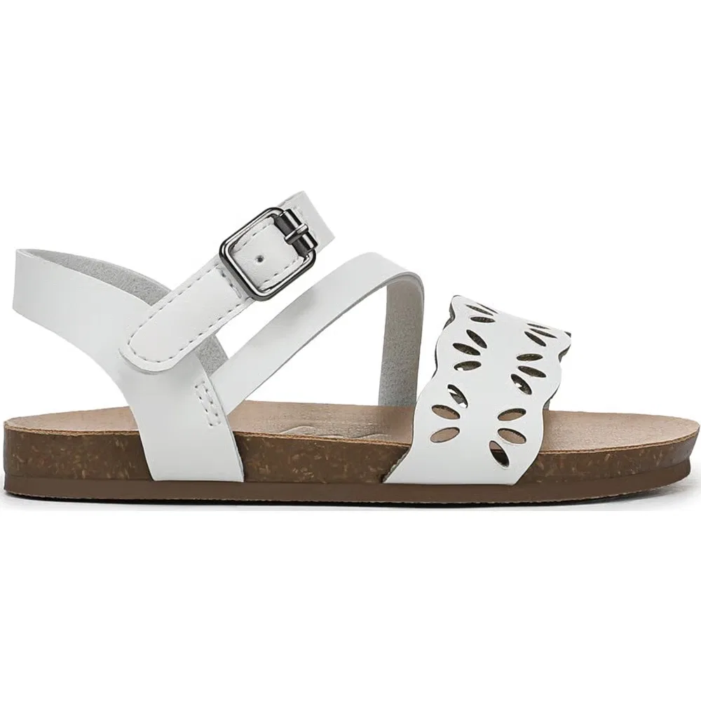 Детские сандалии Giddy Up с мягкой стелькой Blowfish Malibu, White Faux Leather — фото 2