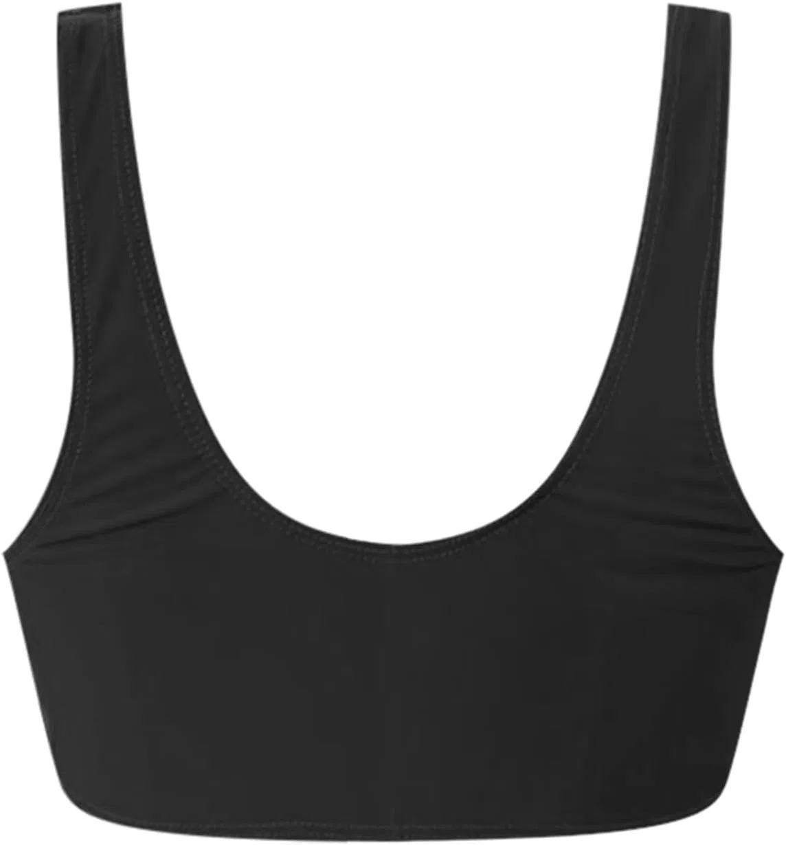 Женский танкини-топ с twist front Racerback Padded, Black — фото 4