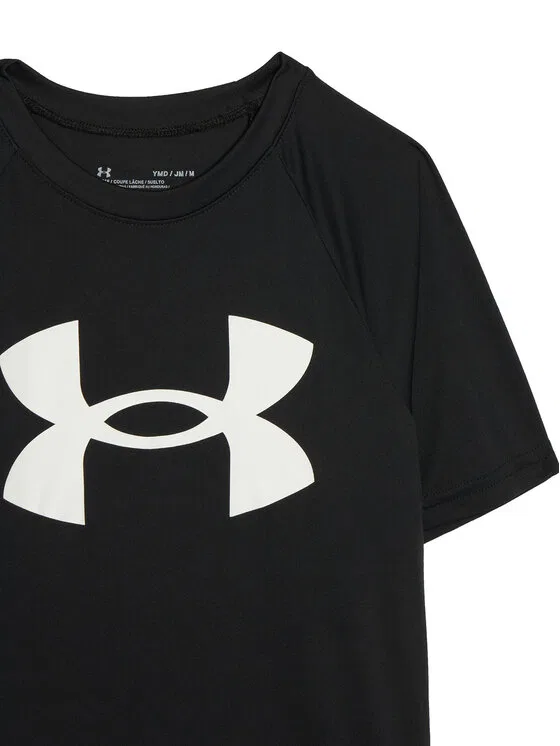 Футболка regular fit UA Tech Big Logo Under Armour, черный — фото 3
