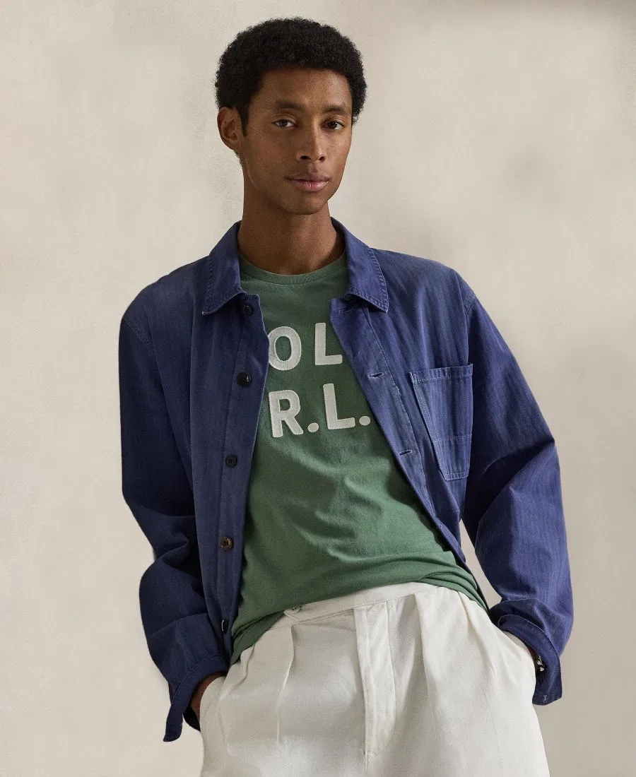 Футболка классического кроя с коротким рукавом Polo Ralph Lauren, Fatigue — фото 3
