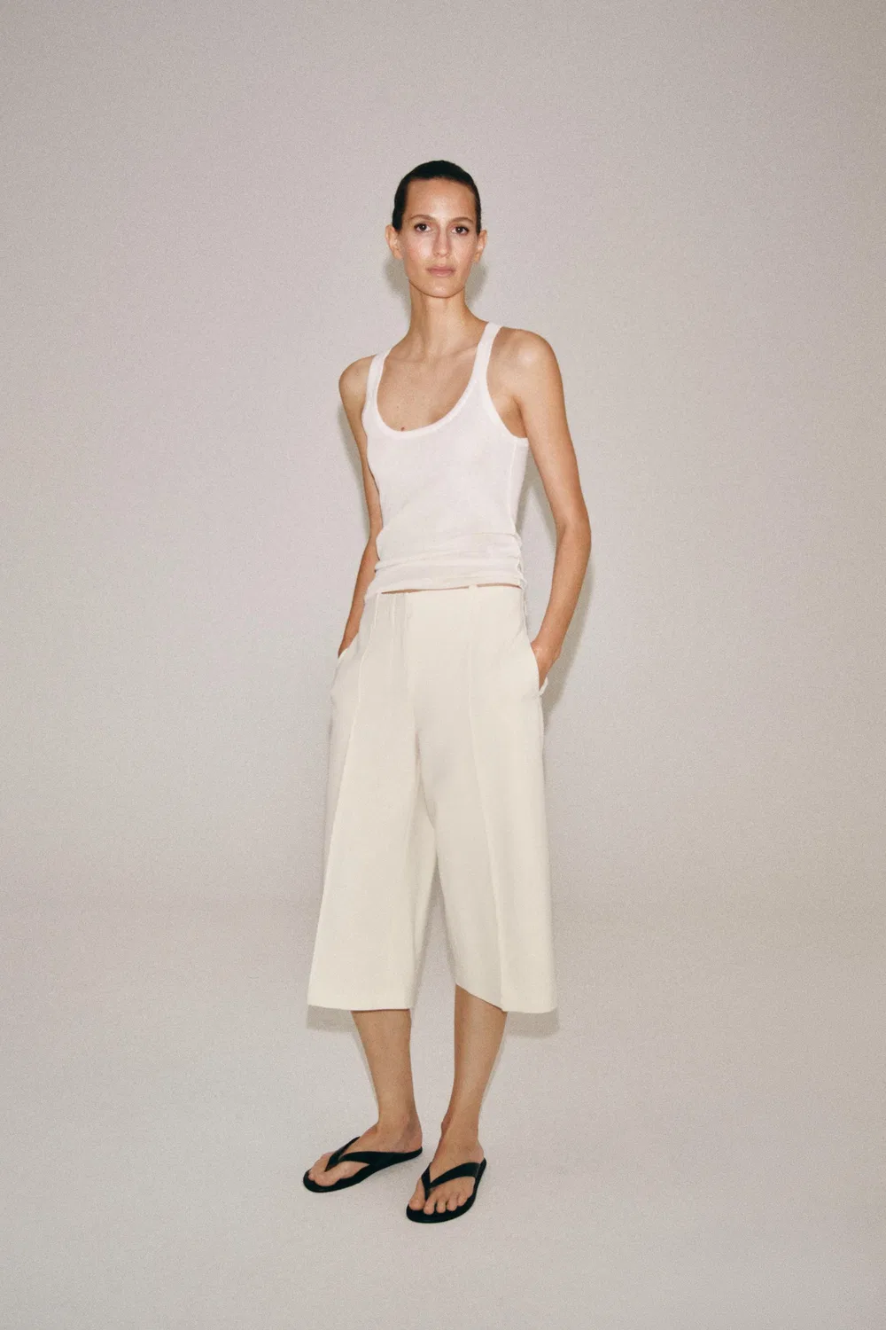 Шорты-бермуды из коллекции ZW ZARA, Beige