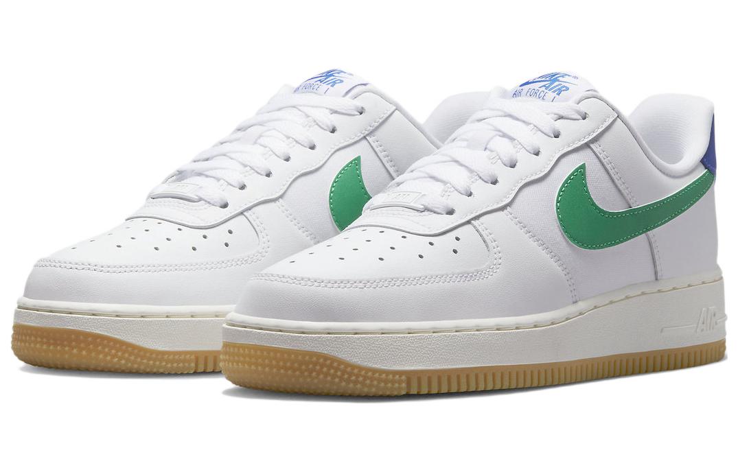 Кроссовки Nike Air Force 1 Low '07, белый/зеленый — фото 3