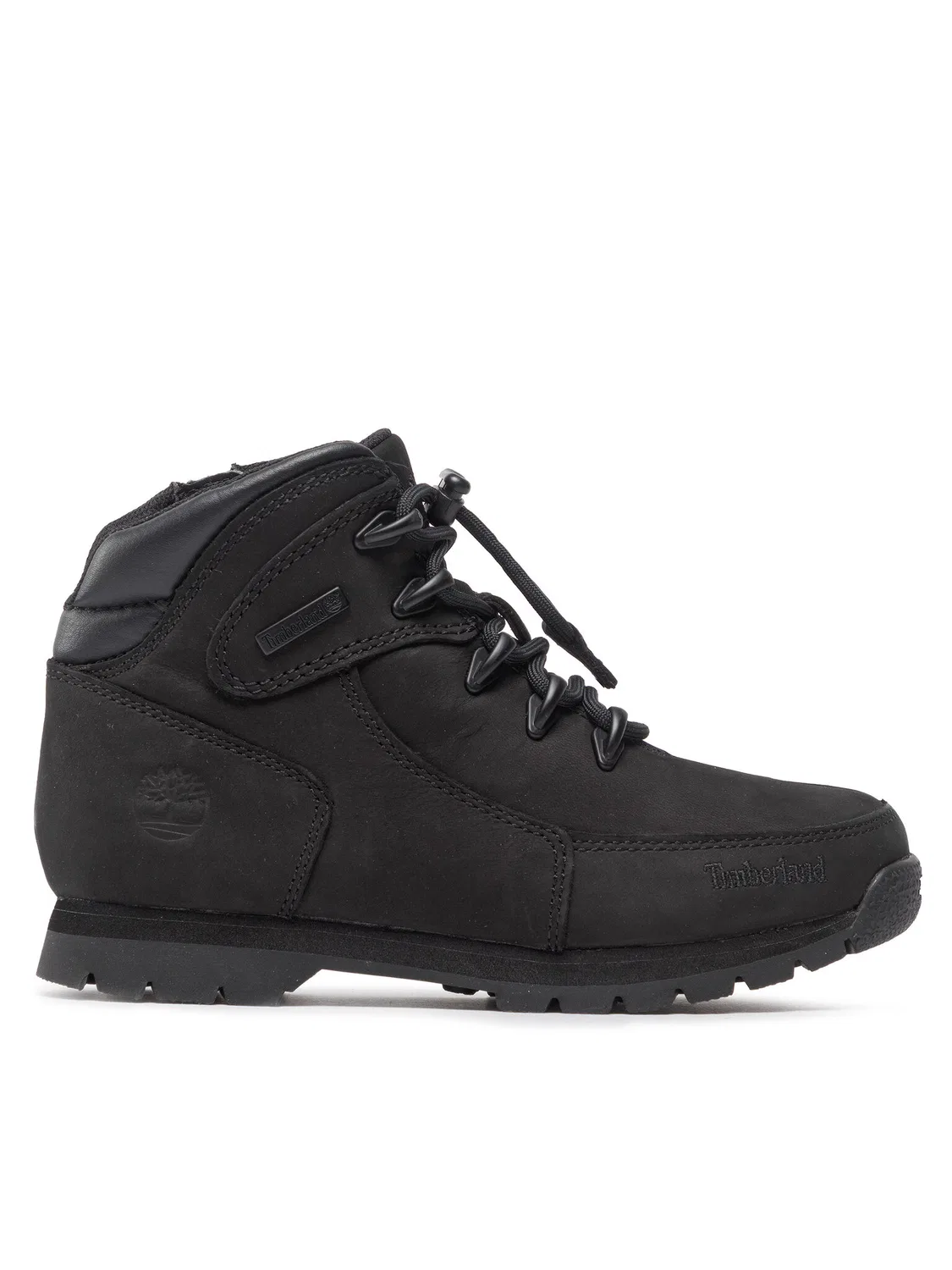 Ботильоны на шнуровке для мальчика Euro Rock Timberland, черный