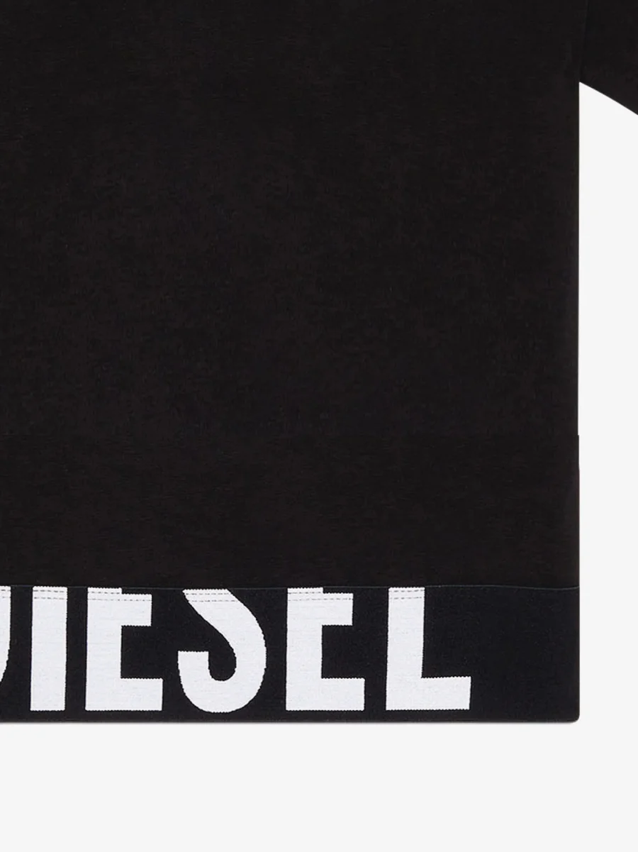 Футболка Diesel Uftee, черный/белый — фото 4