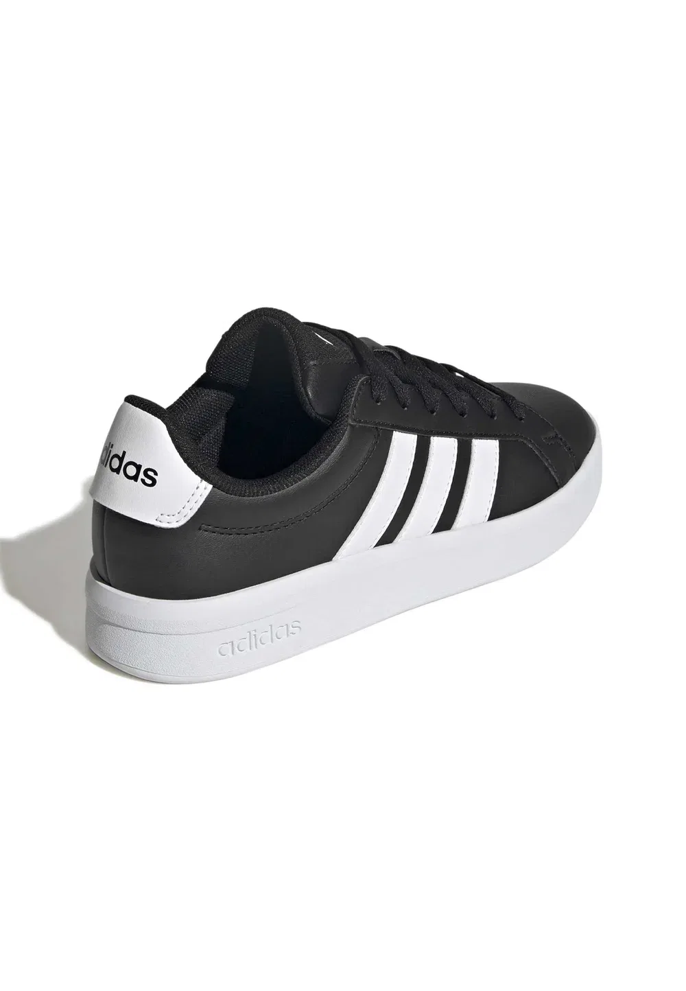 Grand Court 3.0 J унисекс - кроссовки для ходьбы Adidas Performance, Core Black/Ftwr White/Ftwr White — фото 4
