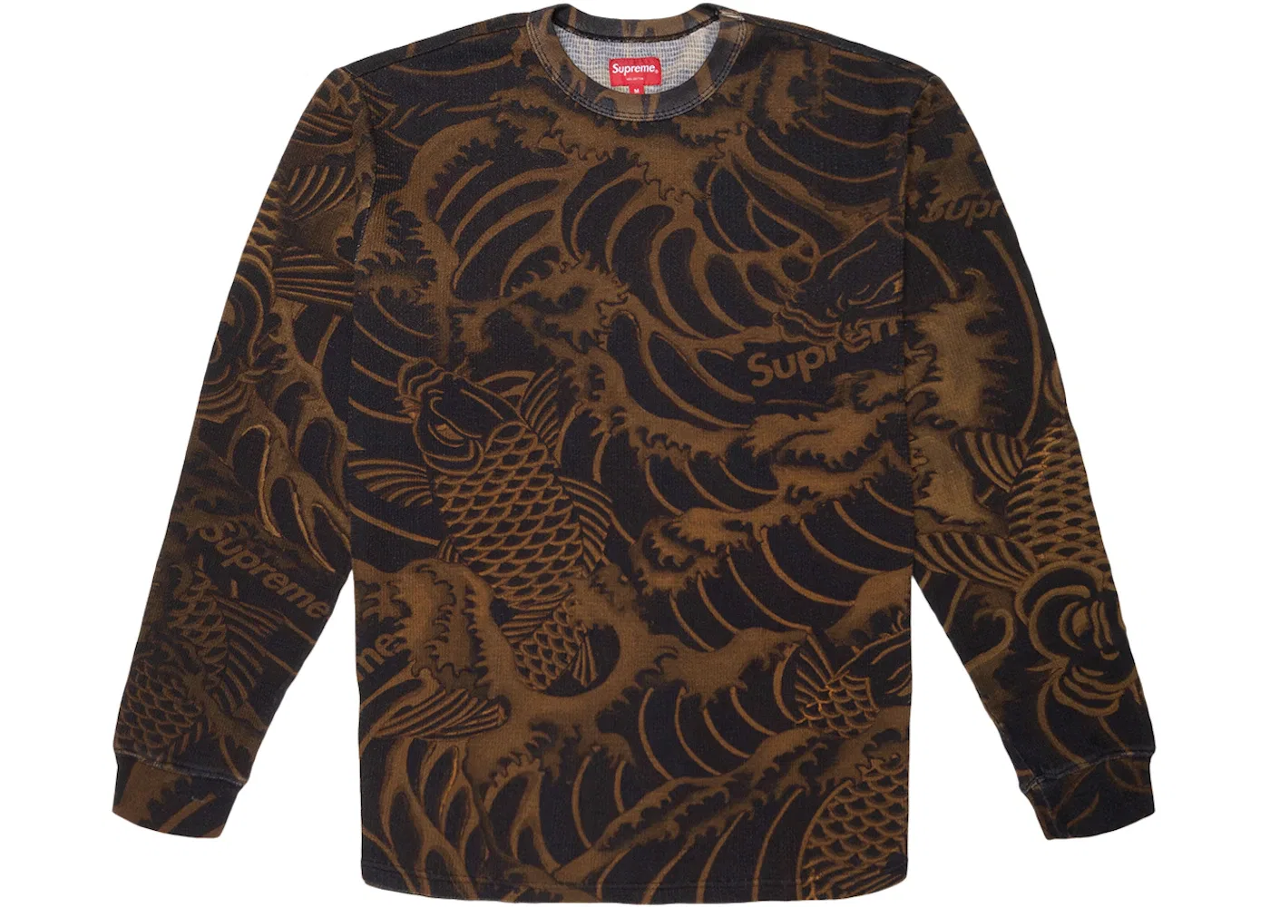 Мужская футболка с длинным рукавом Supreme Top, Black