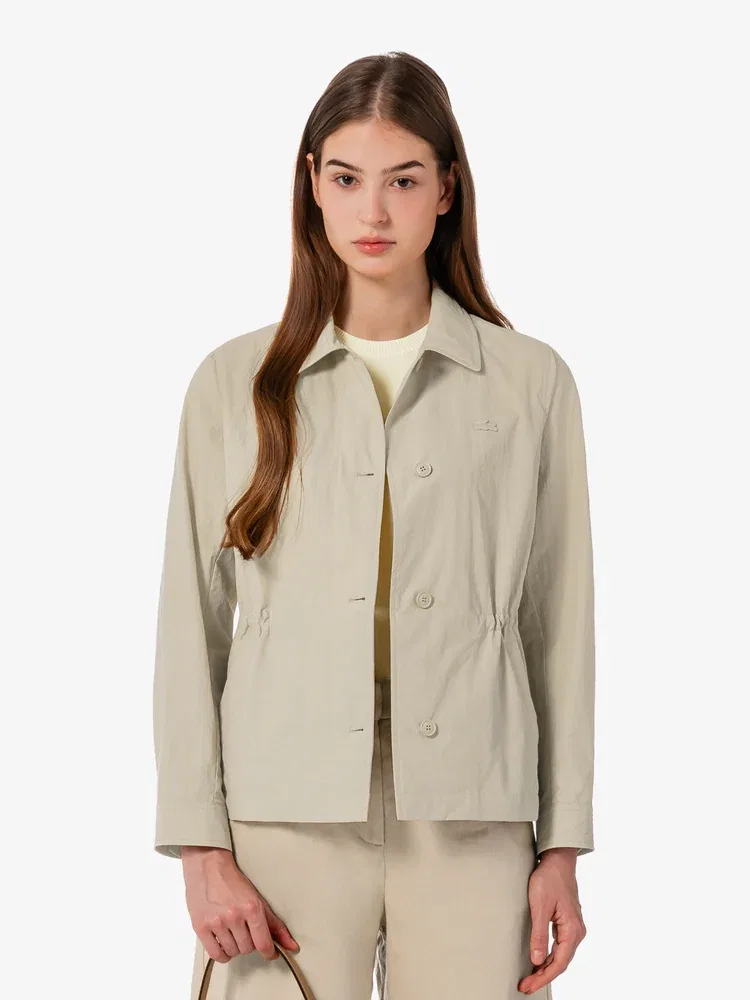 Куртка женская LACOSTE Safari, летняя, бежевая