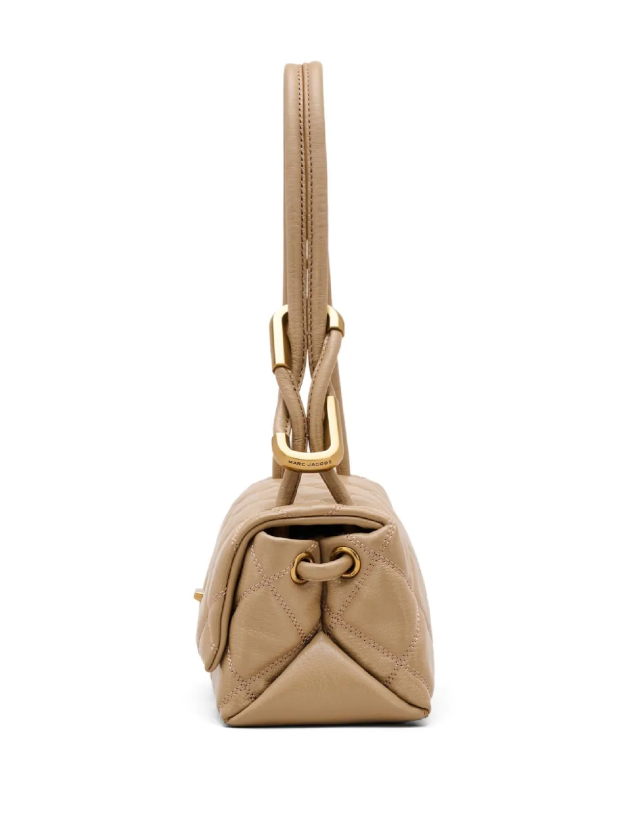 Marc Jacobs стеганая сумка на плечо The Quilted Leather Mini Dual, нейтральный — фото 4