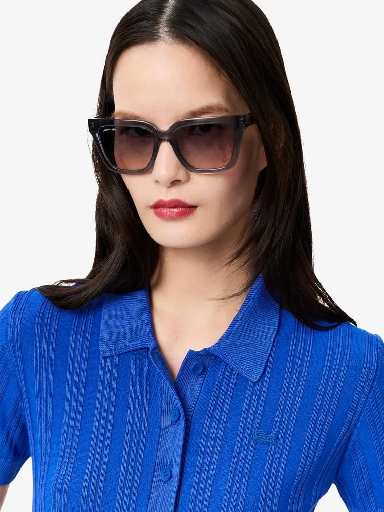 Кардиган женский LACOSTE Royal Blue, плиссированный, из вискозы — фото 2