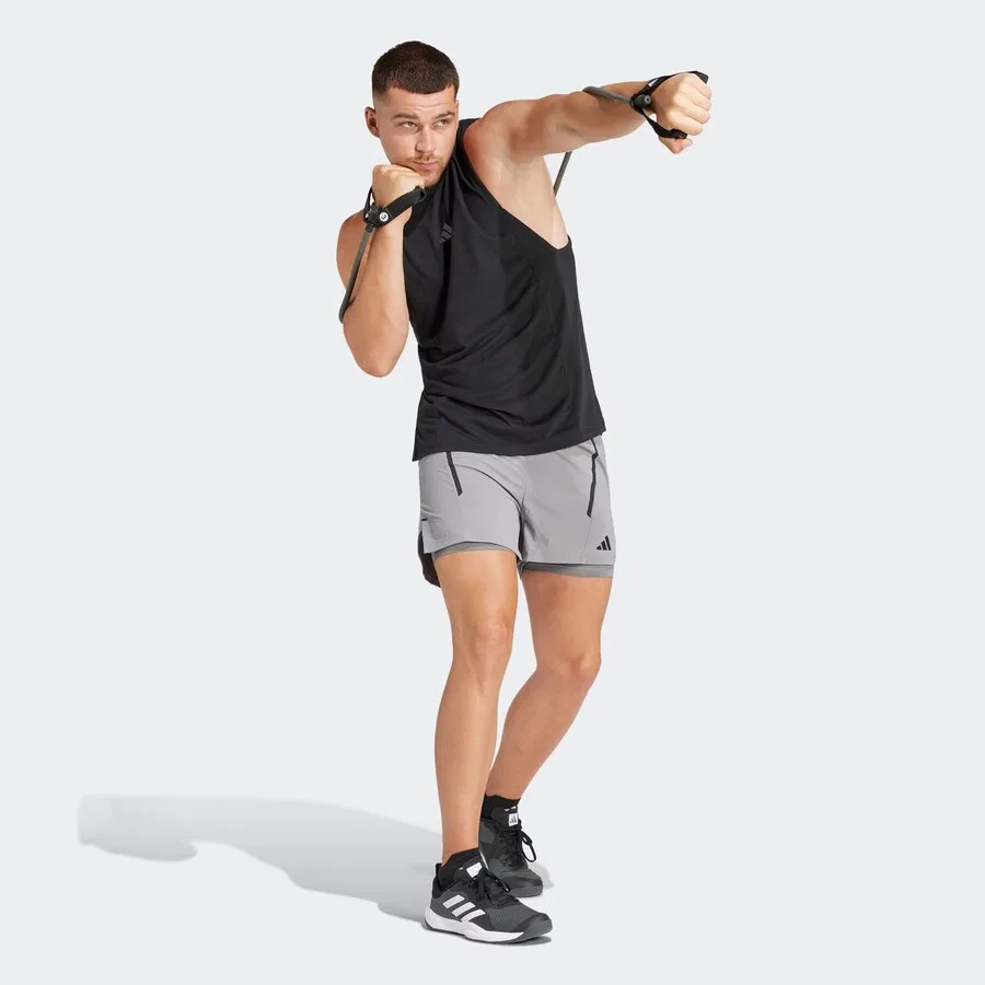 Спортивная футболка ADIDAS PERFORMANCE Performance Shirt 'Designed for Training' черного цвета — фото 3