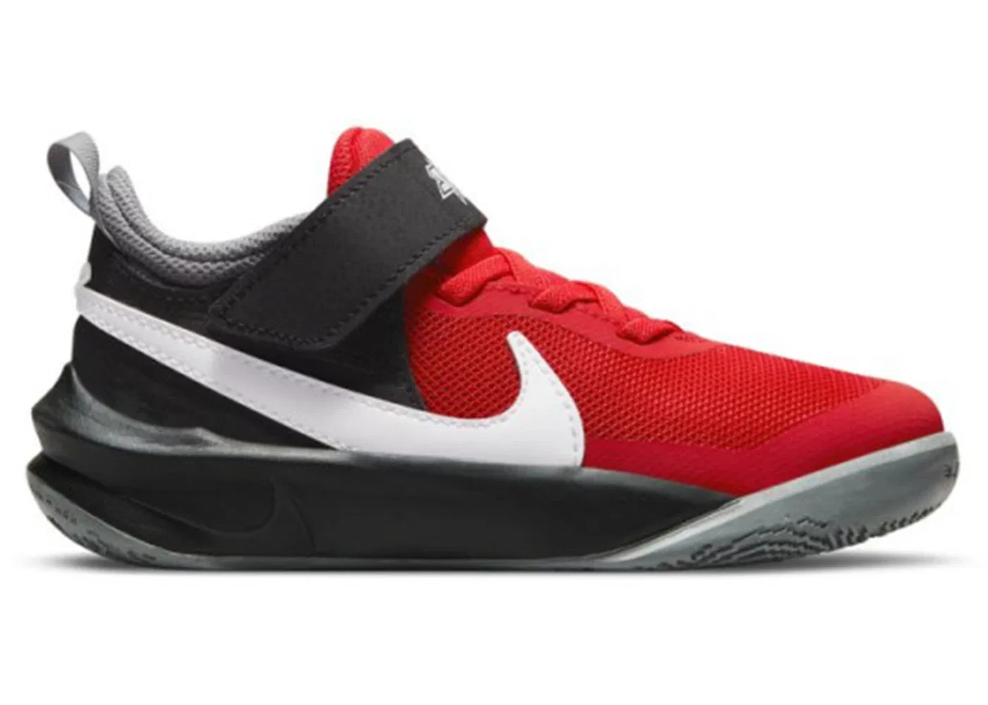 Детские кроссовки с длинным шнурком Nike Team Hustle D 10 Nike, University Red/Particle Grey/Black/White
