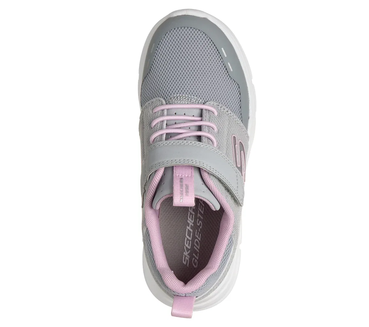 Детские кроссовки Glide-Step Flow Skechers, светло-серый — фото 2