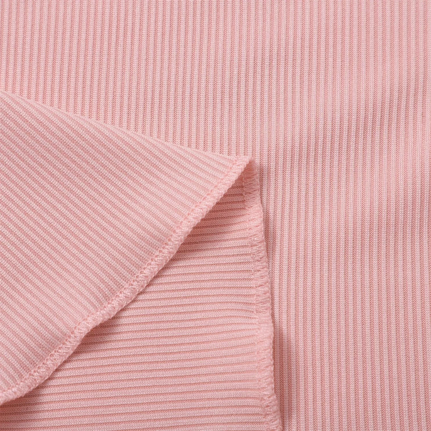 Женская туника с длинным рукавом Solid Color Basic Autumn Winter Soft Comfortable Tunic Tops, Pink — фото 3